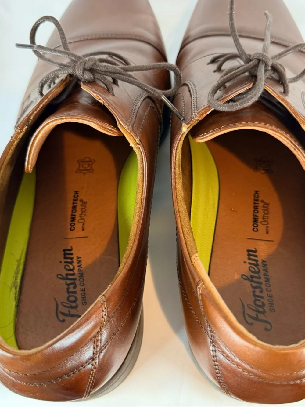 FLORSHEIM Men’s Size 13 EEE WIDE Shoes Leather Comfortech OrthoLite Support